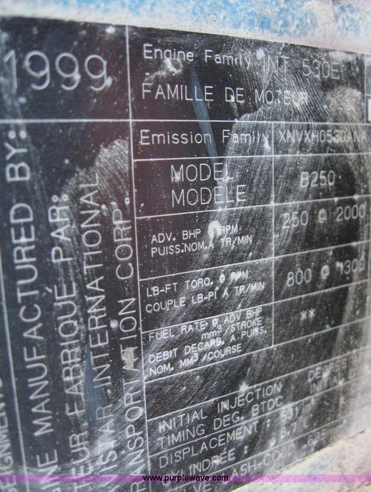 image for item 6544 1999 International 4900 dump truck with 13' dump bed and hoist