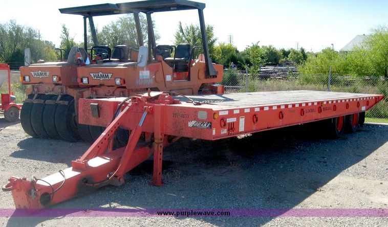 image for item 6560 1993 Landoll 345-31 30' tandem axle trailer