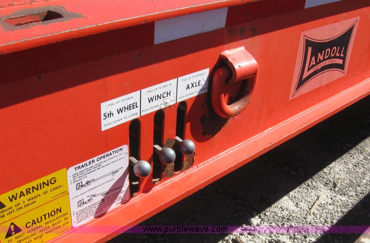 image for item 6561 1996 Landoll 345-31 30' tandem axle trailer