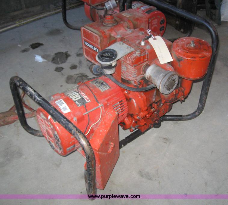 image for item 6600 1989 Homelite XH4400 generator