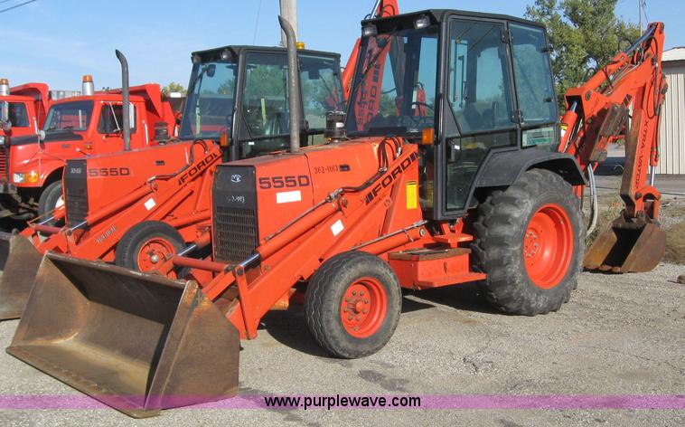 image for item 6620 1993 Ford 555D loader backhoe
