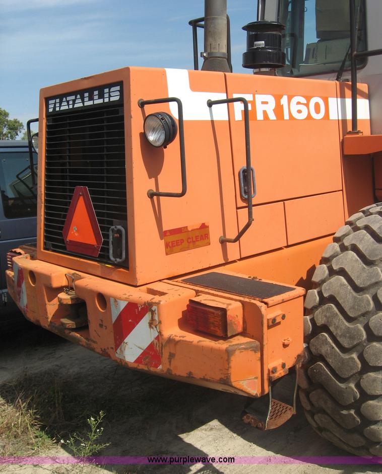 image for item 6655 1996 Fiat-Allis FR160 articulating wheel loader