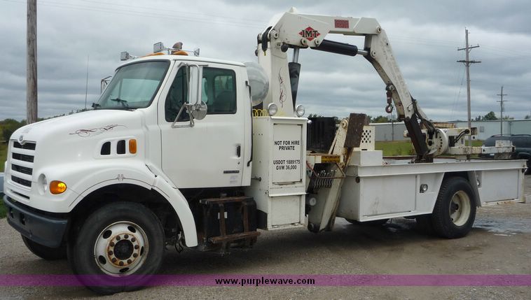 image for item 2235 1999 Sterling L7501 truck with 15' bed and five tool boxes