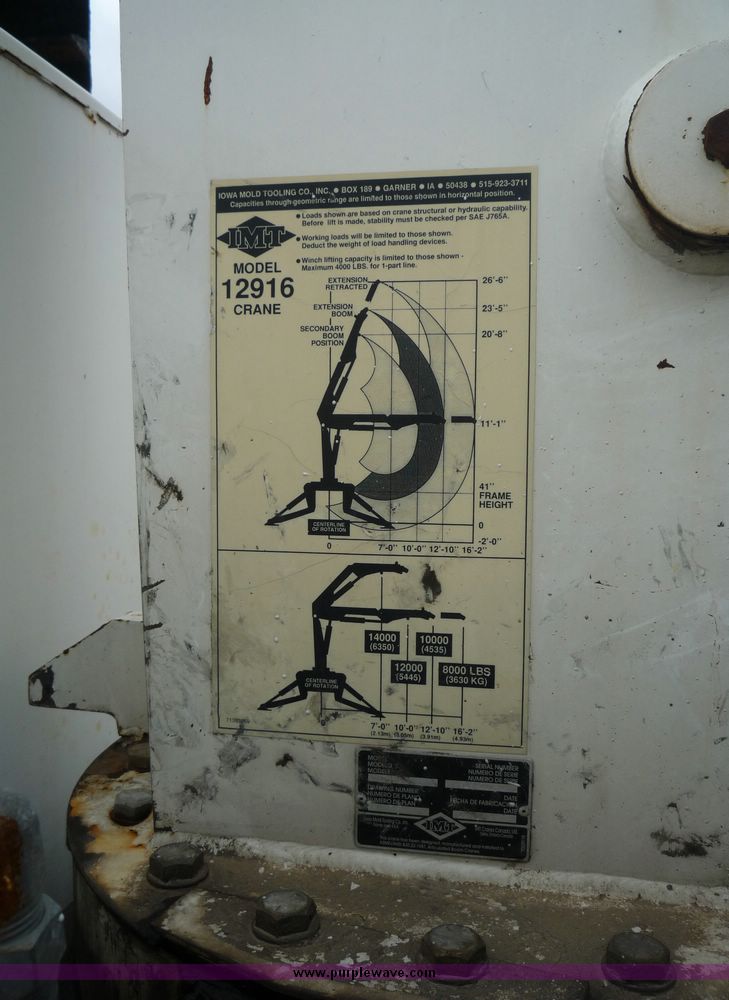 image for item 2235 1999 Sterling L7501 truck with 15' bed and five tool boxes