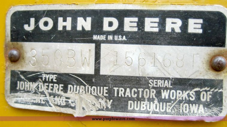 image for item 4403 1973 John Deere 350-B dozer