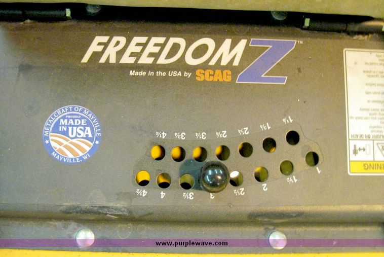 image for item 4418 Scag Freedom Z 48" zero turn riding mower