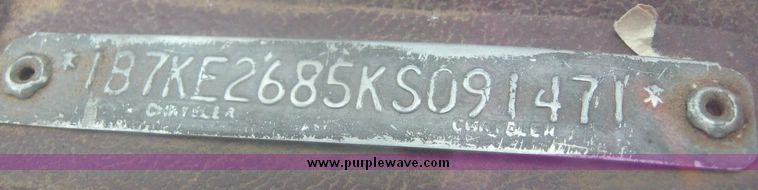 image for item 6697 1989 Dodge D-250 pickup