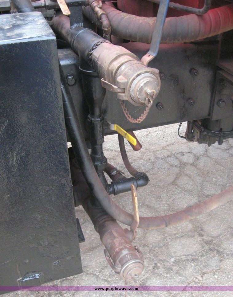 image for item 6698 1992 Peterbilt 378 tandem axle truck with 70 barrel tank