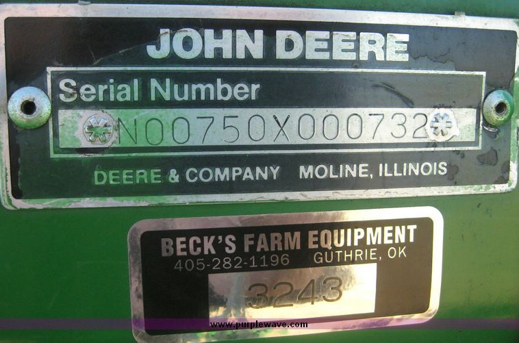 image for item 7990 John Deere 750 disc drill
