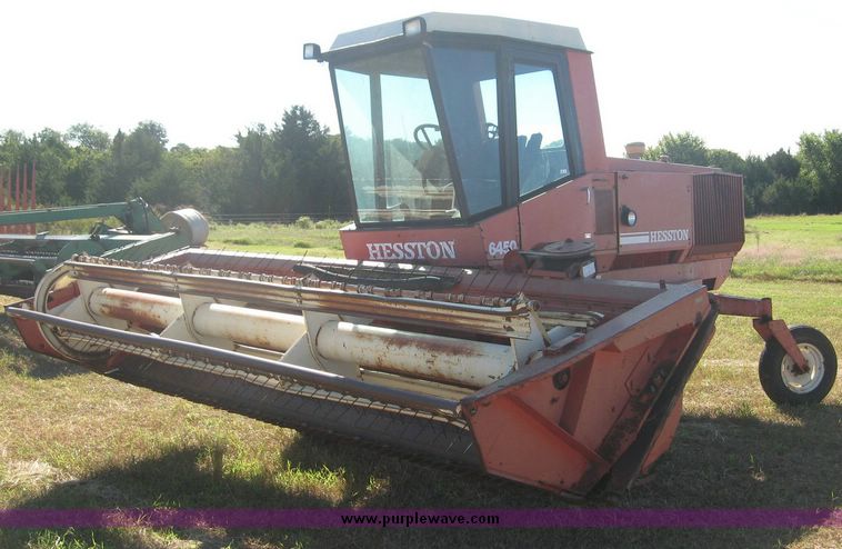 image for item 7996 Hesston 6450 Self propelled swather