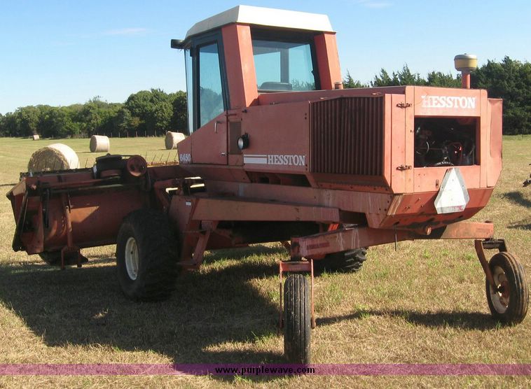 image for item 7996 Hesston 6450 Self propelled swather