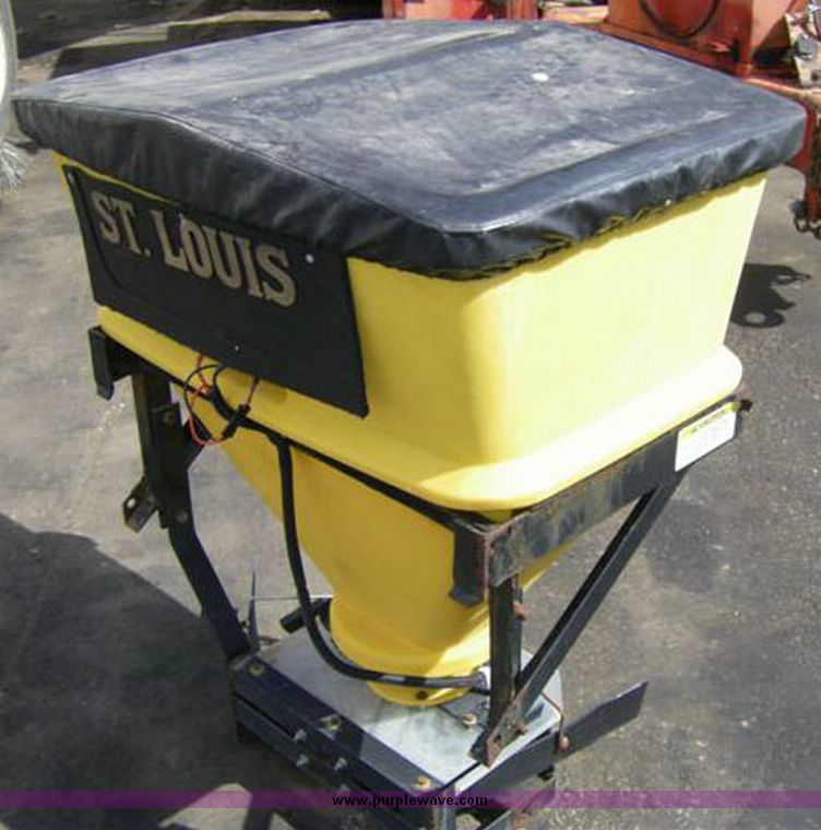 image for item 1004 Fisher Speedcaster tailgate-mounted electric salt spreader