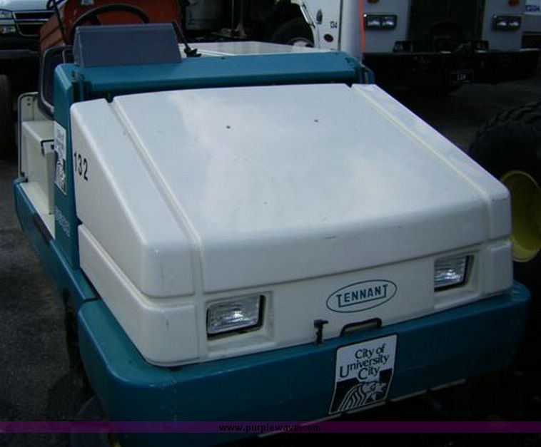 image for item 1008 Tennant gas-powered parking lot sweeper