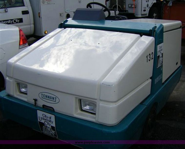 image for item 1008 Tennant gas-powered parking lot sweeper