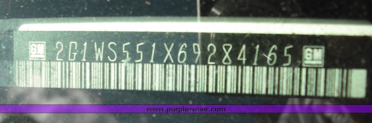 image for item 3812 2006 Chevrolet Impala police package