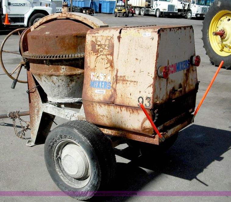 image for item 3822 1991 Gilson portable concrete mixer