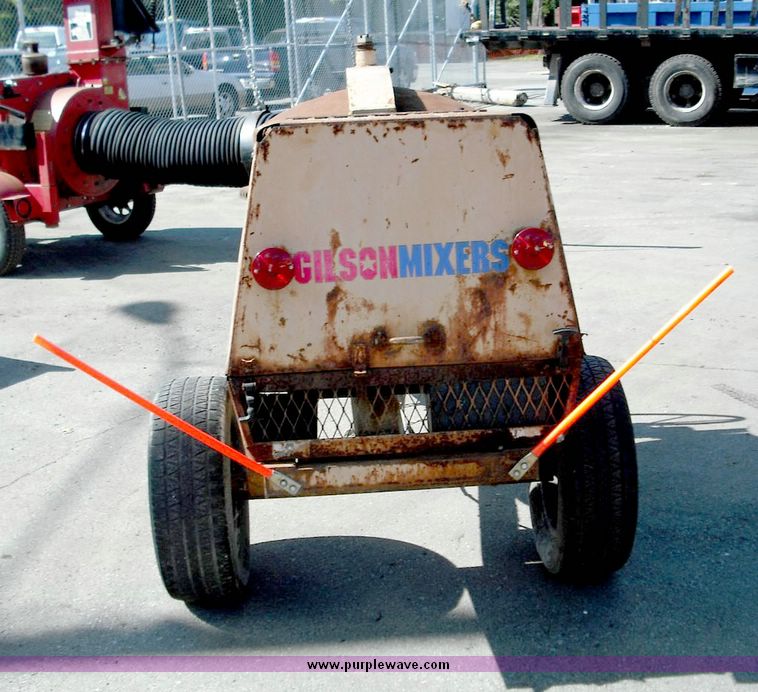image for item 3822 1991 Gilson portable concrete mixer