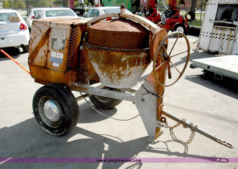 image for item 3822 1991 Gilson portable concrete mixer