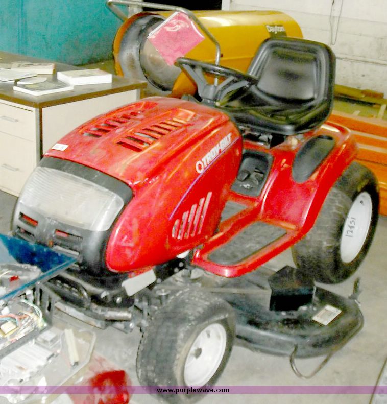 image for item 3831 Troy Bilt 50" cut riding lawn tractor