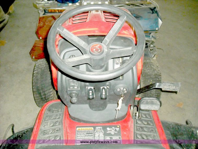 image for item 3831 Troy Bilt 50" cut riding lawn tractor