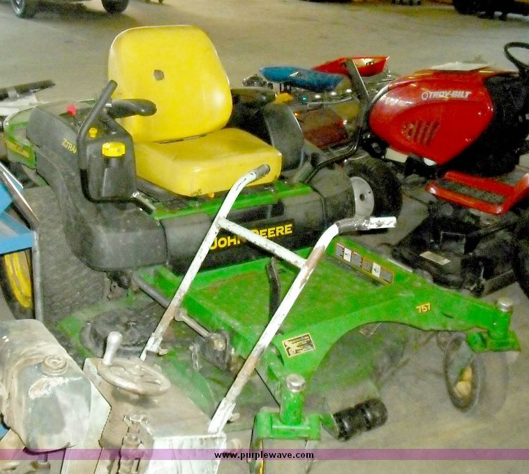 image for item 3832 John Deere 757 60" zero turn riding lawn mower