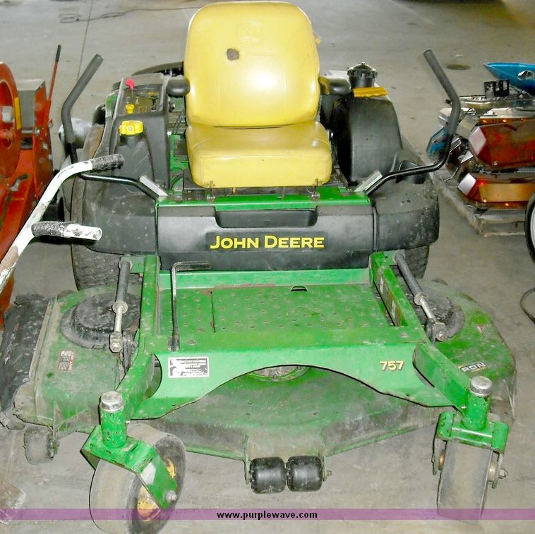image for item 3832 John Deere 757 60" zero turn riding lawn mower