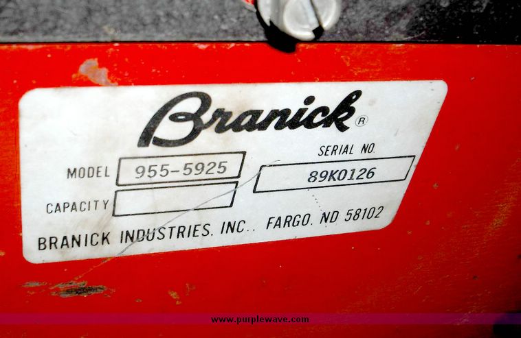 image for item 3834 Branick truck tire changer