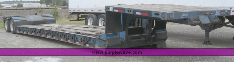image for item 6778 1995 Talbert TWD-30-SPG-T1 48' drop deck trailer