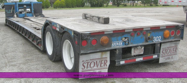 image for item 6778 1995 Talbert TWD-30-SPG-T1 48' drop deck trailer