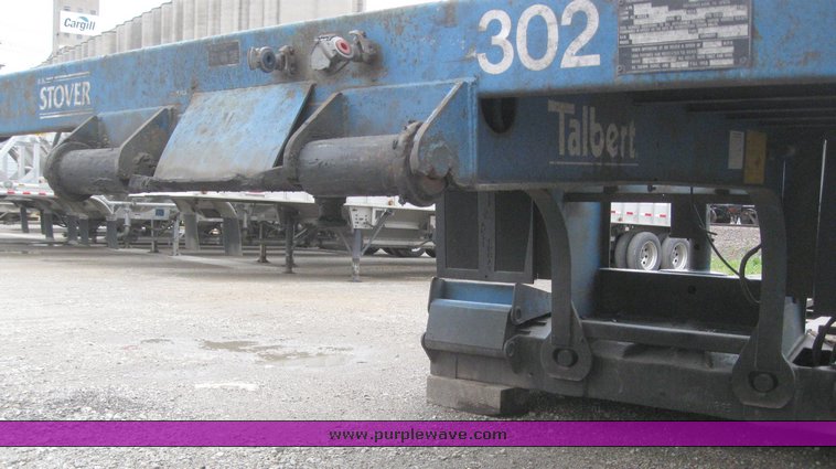 image for item 6778 1995 Talbert TWD-30-SPG-T1 48' drop deck trailer