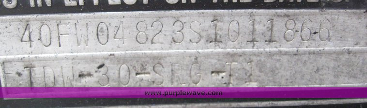 image for item 6778 1995 Talbert TWD-30-SPG-T1 48' drop deck trailer