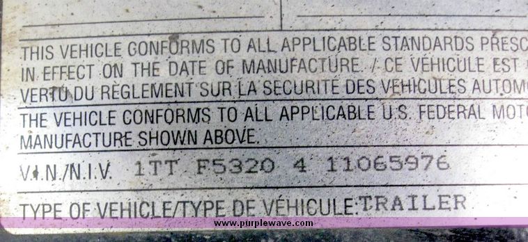 image for item 6779 2001 Transcraft Eagle W2 53'x102