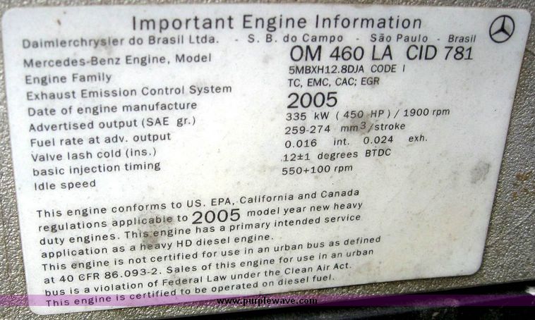 image for item 6783 2006 Western Star semi truck