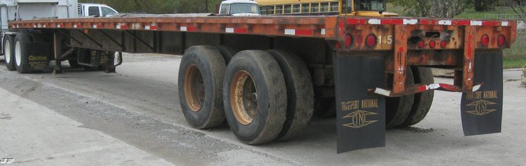 image for item 6788 1987 48' flatbed semi trailer