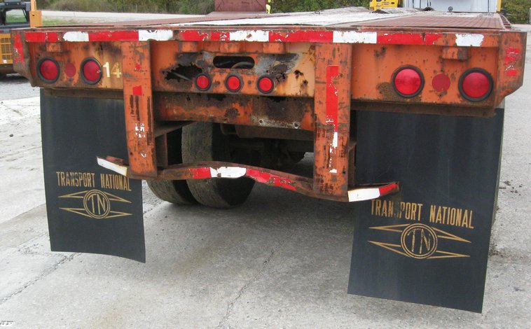 image for item 6788 1987 48' flatbed semi trailer