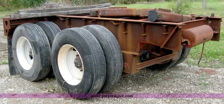 image for item 6794 Tandem axle trailer