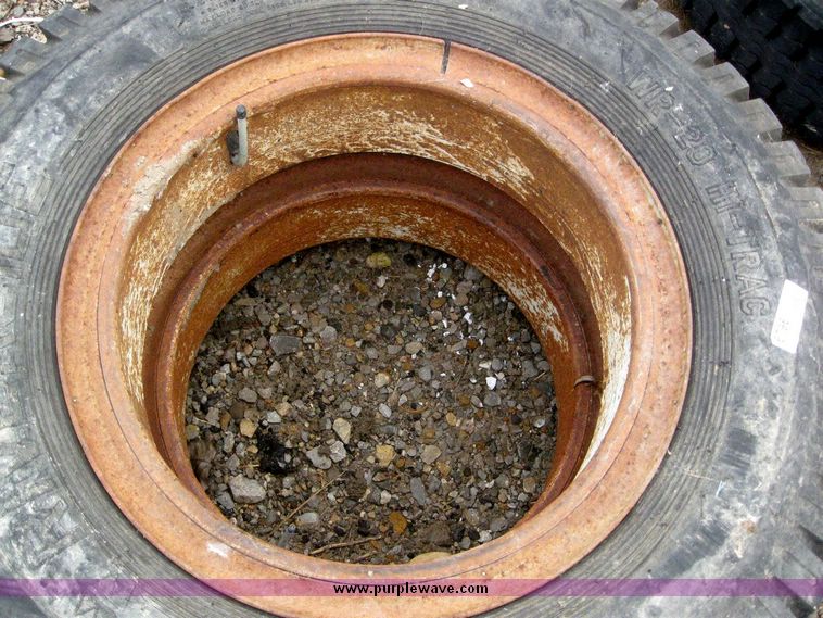 image for item 6796 (2) 8.25-20 tires on rims