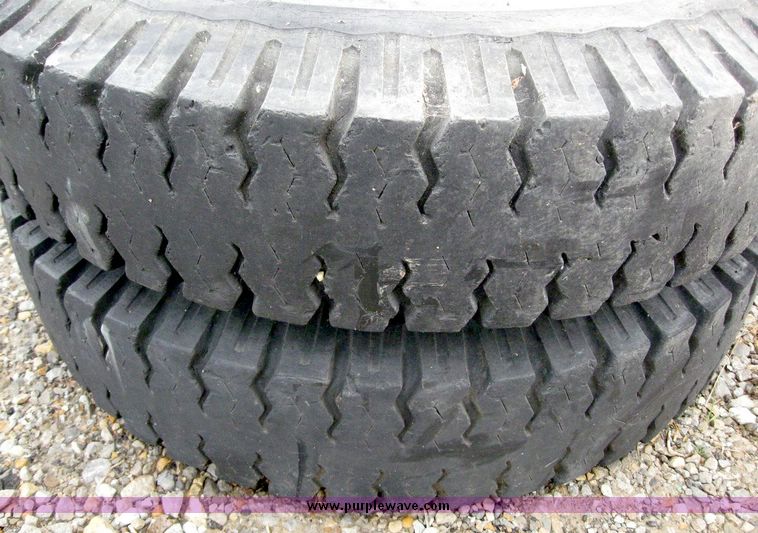 image for item 6796 (2) 8.25-20 tires on rims