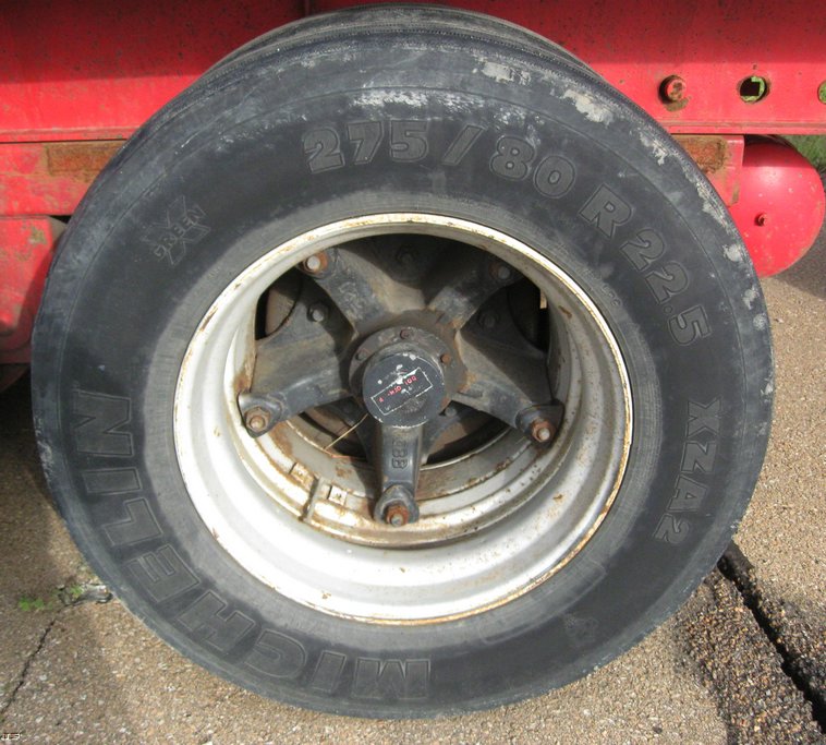 image for item 8014 1989 Fontaine 53' flatbed semi trailer