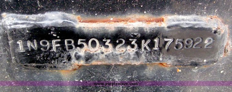 image for item 8626 2003 Neville Built flatbed semi trailer