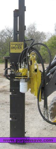 image for item 1500 2007 Kiwi hydraulic post driver