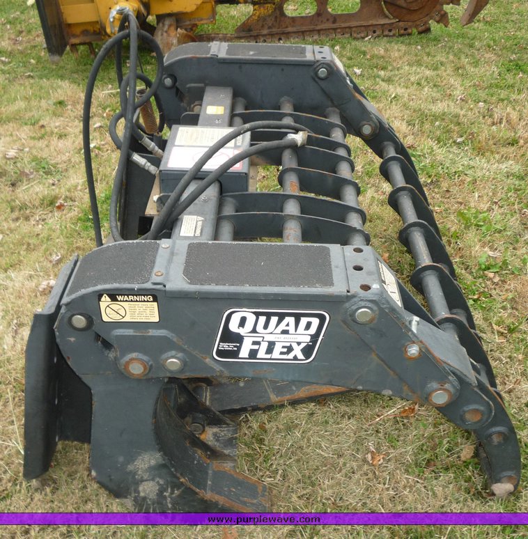 image for item 2100 Quad Flex 116-07020 grapple skid steer attachment