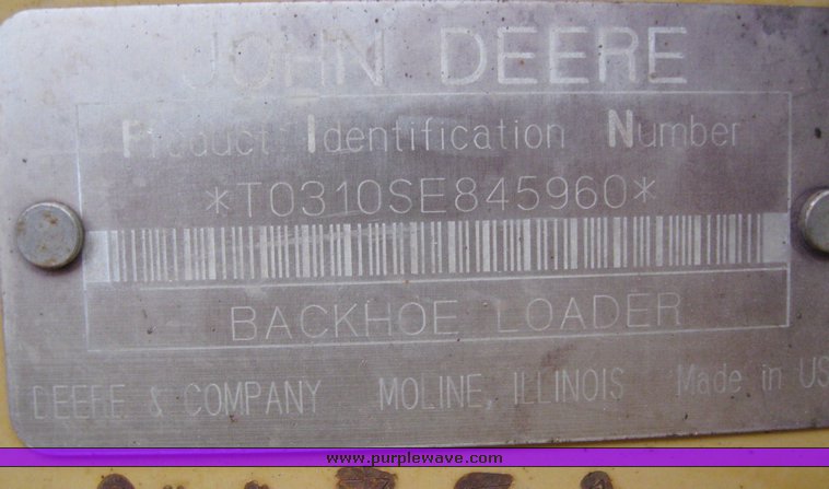 image for item 3911 1999 John Deere 310SE loader backhoe