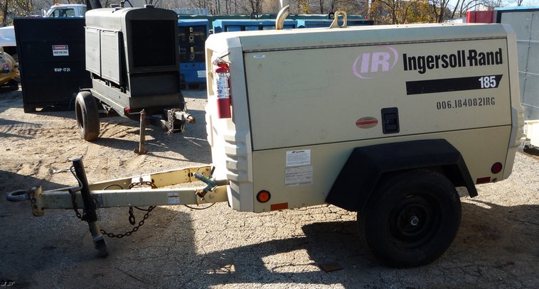 image for item 4093 2004 Ingersoll Rand P185WJD air compressor