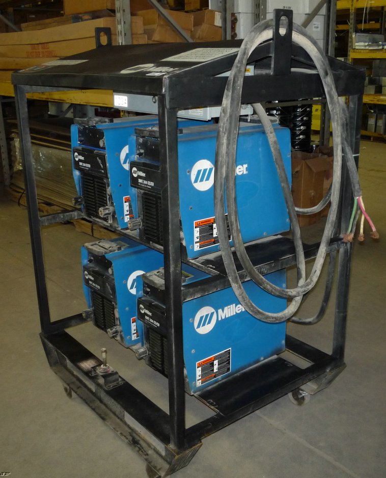 image for item 4129 (4) Miller XMT 304 MIG welders