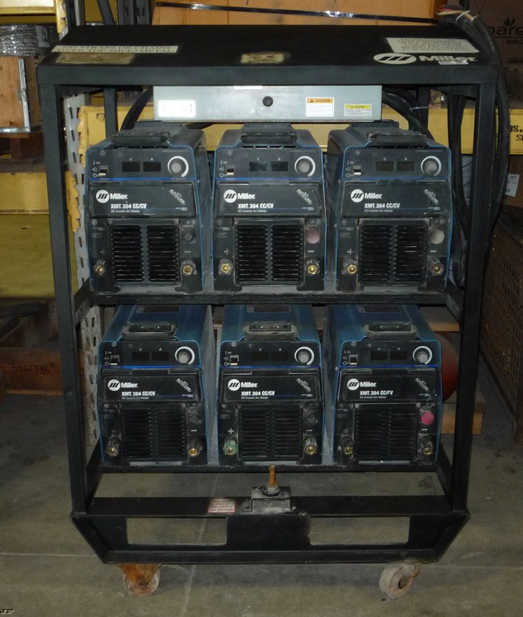 image for item 4131 (6) Miller XMT 304 MIG welders