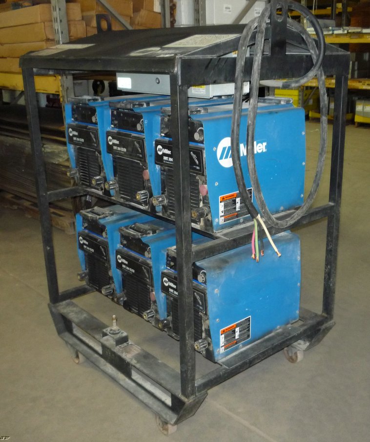 image for item 4131 (6) Miller XMT 304 MIG welders