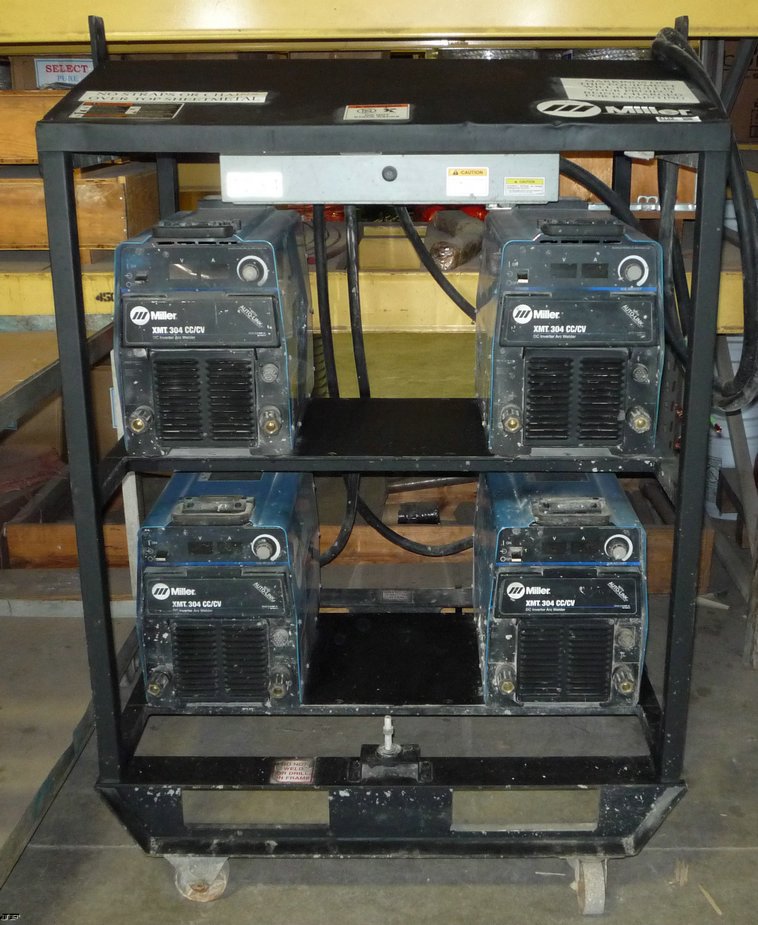 image for item 4132 (4) Miller XMT 304 MIG welders