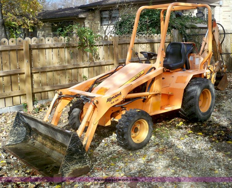 image for item 4186 2002 Allmond TLB-220 loader tractor backhoe