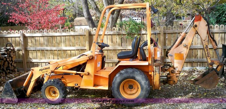 image for item 4186 2002 Allmond TLB-220 loader tractor backhoe